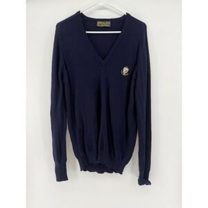 Sporting Choice Royal Birkdale‎ Cashmere V-Neck Sweater Men's Golfing Medium